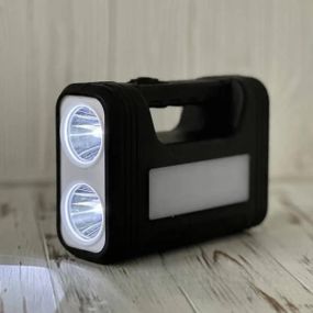 Портативна сонячна система ліхтар-POWER BANK, сонячна панель +3 лампочки GD-8017s