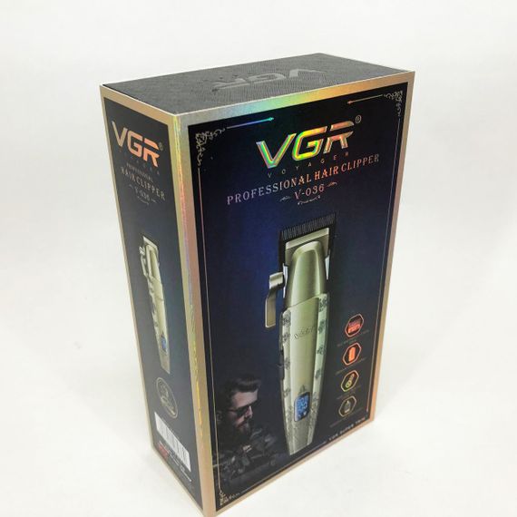 Машинка для стрижки хорошая VGR, Практичная машинка для стрижки волос, Триммер беспроводной KV-55 | Зображення 9