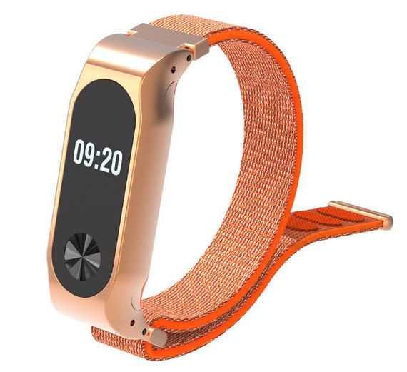Нейлоновий ремінець Primo для фітнес-браслета Xiaomi Mi Band 2 - Orange | Зображення 1