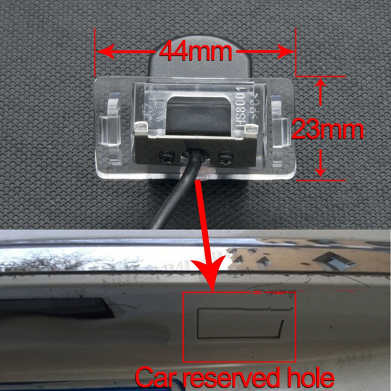 Кріплення камера заднього огляду, підсвітка номерного знака Toyota Camry 2000-2008 | Зображення 2