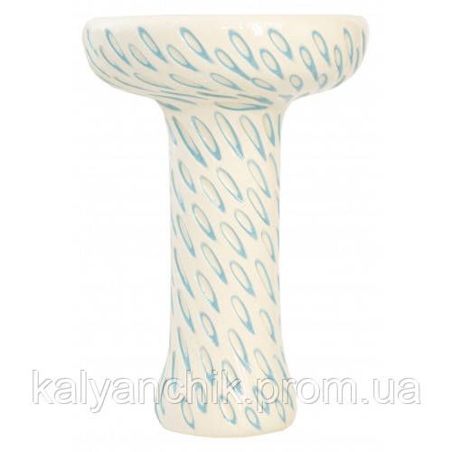 Чаша для кальяну ETNA Phunnel Cut Glaze White