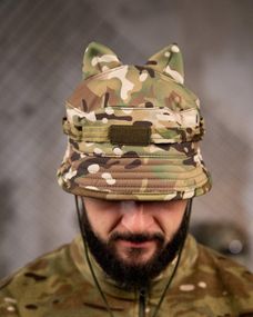 Тактическая панама софтшел ушки  мультикам  ПП7961