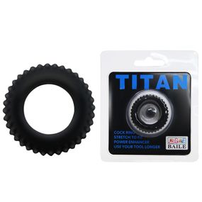 Ерекційне кільце - Titan Cock Ring Blue