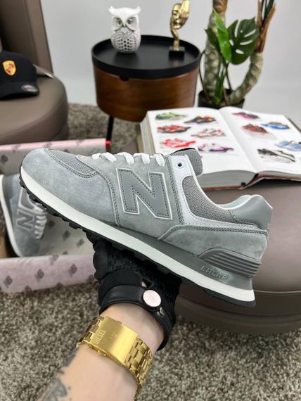 Чоловічі кросівки New 574 Light Grey White Динамика твоего стиля весна / лето / осень A4177 45 29 | Зображення 2