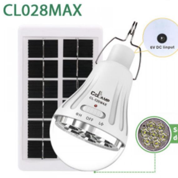 Світлодіодна лампа із сонячною панеллю CL 028 Max