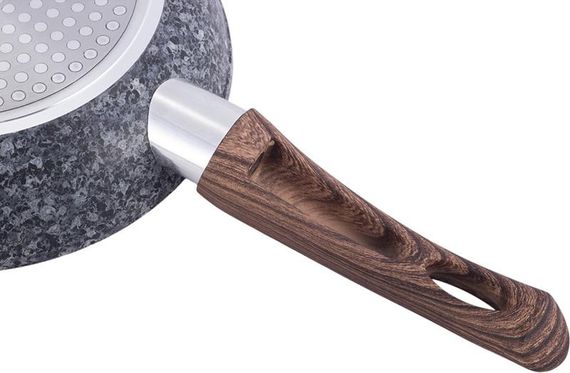 Сковорода Kamille Grey Marble Ø30см індукційна з антипригарним покриттям | Зображення 3
