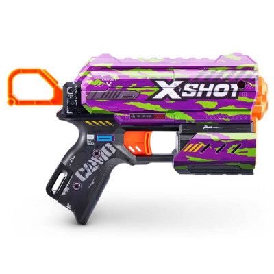 Игрушечное оружие Zuru X-Shot Быстрострельный бластер Skins Flux Crucifer (8 патронов) (36516J) - Топ Продаж! | Зображення 1