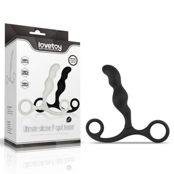 Стимулятор простати Lovetoy Ultimate Silicone P Spot Teaser, чорний