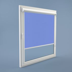 Рулонна штора Rolets Перла 2-1817-1500 150x170 см закритого типу Блакитна