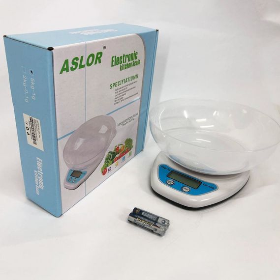 Ваги кухонні з чашею QZ-129A 5кг, електронні ваги для продуктів, ваги для зважування продуктів | Зображення 4