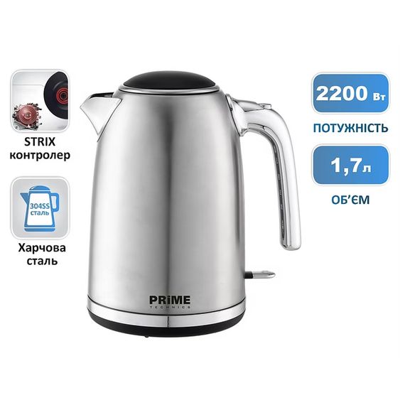 Електрочайник PRIME Technics PKX 1785 X | Зображення 9