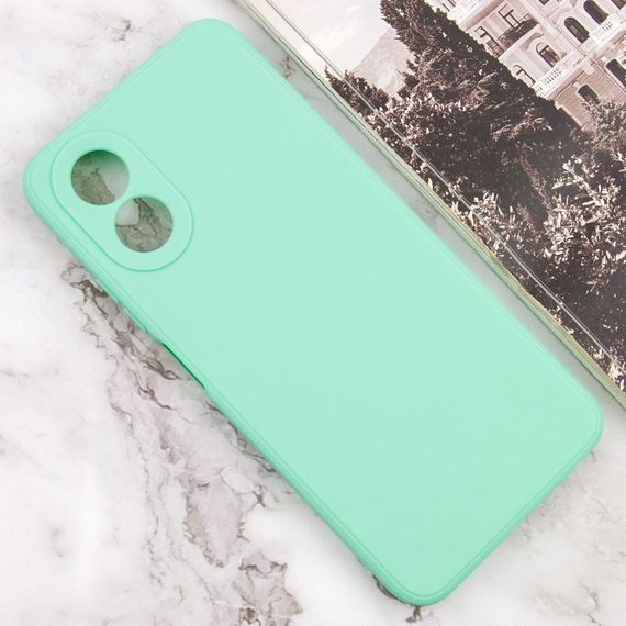 Силиконовый чехол Candy Full Camera для Oppo A78 4G Зеленый / Menthol | Зображення 1