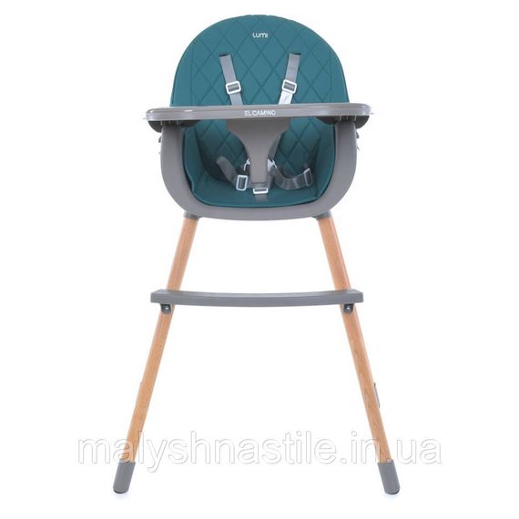 Стульчик для кормления LUMI ME 1111 Teal экокожа | Зображення 1
