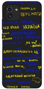 Чохол IBANAN Все буде Україна для Samsung Galaxy A03
