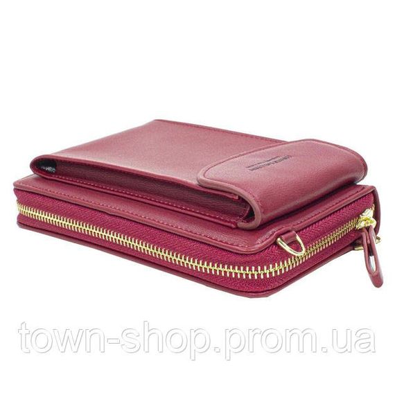 Женский кошелек Baellerry N8591 Red сумка-клатч для телефона денег банковских карт | Зображення 3