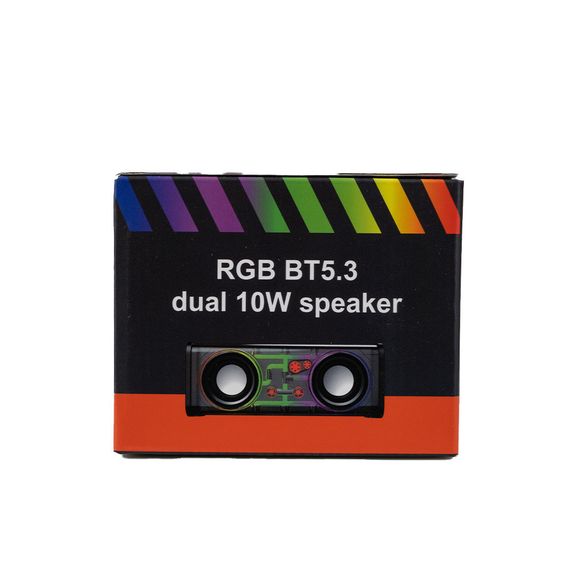 Колонка портативная V8 BT/TF/USB/TWS 10 вт черная | Зображення 4