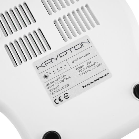 Фрезер KRYPTON XPS-400 WHITE на 65 вт. та 40000 об. для манікюру та педикюру | Зображення 5