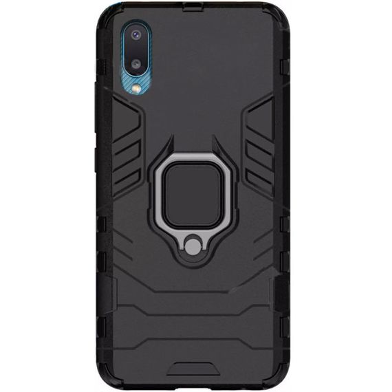 Протиударний чохол з підставкою (Ударостійкий) для Samsung Galaxy A02 Black