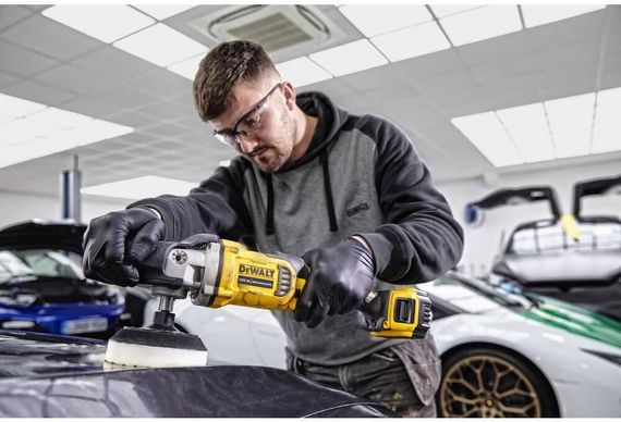 Акумуляторна полірувальна машина безщіткова 180мм DeWALT DCM849P2 | Зображення 2