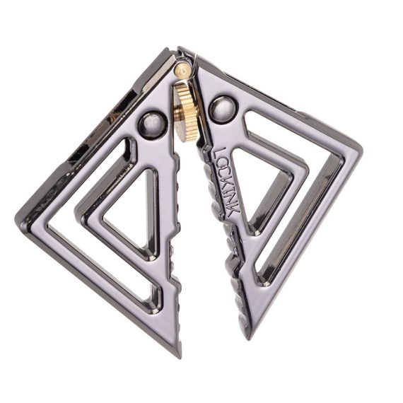 Затискачі для сосків з важкою підвіскою LOCKINK Adjustable Nipple Clamps with Heavy Pendant Сірий One Size | Зображення 3