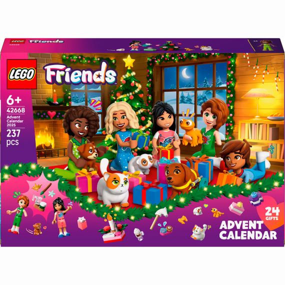 Новорічний адвент календар 2025 ЛЕГО Друзі Оригінал LEGO Friends Advent Calendar 2025