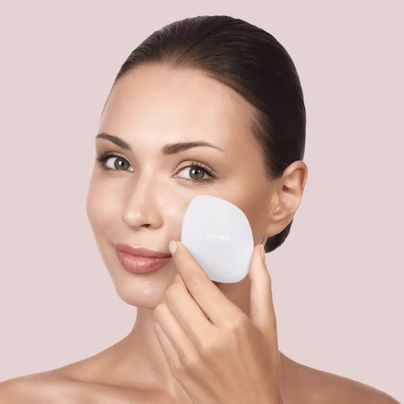 Щетка для лица GESKE Facial Brush 4в1 white, Бежевый | Зображення 3