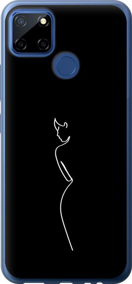 Чехол на Realme 7i Силуэт1 "4590u-2486-17620"