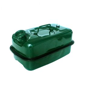 Канистра Merlion YT-HS-FX-5L,металлическая с клапаном,5л,310х180х165мм,Green