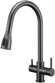 Кухонний змішувач Fabiano FKM 3122 Black Steel 8231.403.1150