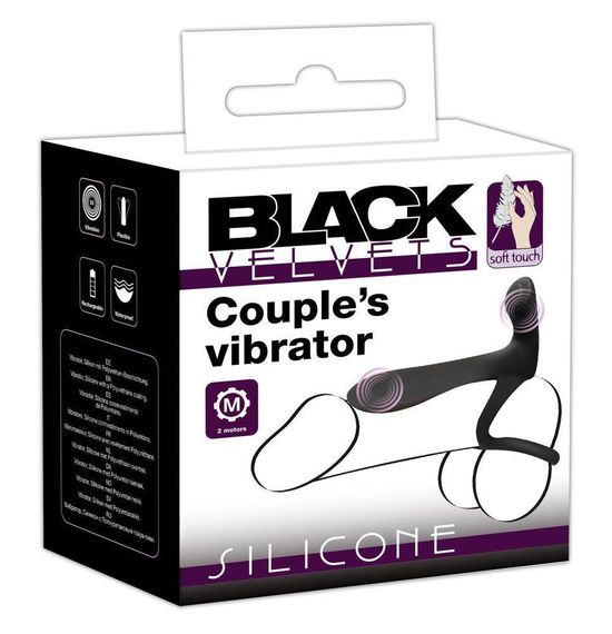 Насадка на член для подвійного проникненняї Black Velvets Sex Aura | Зображення 8