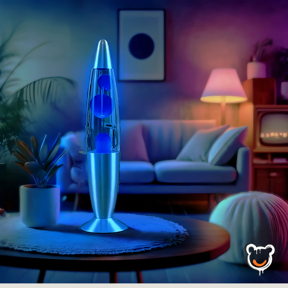 Лампа Lava Синяя — Lava«Neon Pulse» Blue