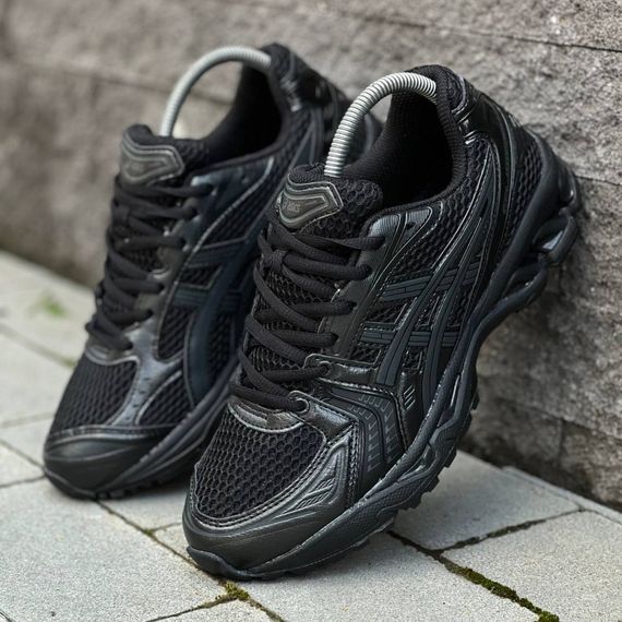 Демісезонні кросівки Asics текстиль/шкіра колір чорний | Зображення 1