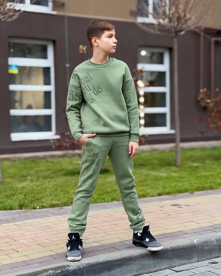 Костюм для хлопчика (підлітковий) Носи своє 140 Зелений (p-12016-132792) | Зображення 5