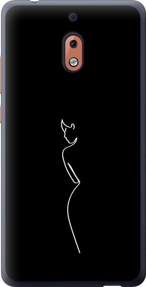 Чехол на Nokia 2.1 Силуэт1 "4590u-1532-17620"