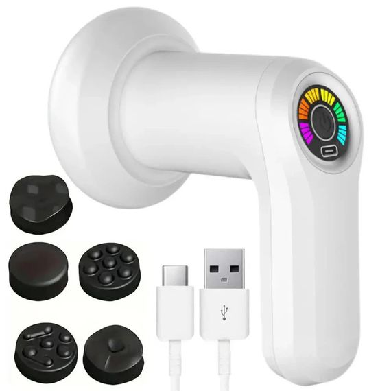 Антицелюлітний масажер для тіла з 5 насадками, USB, XPRO, YX-720 (23457586301_394) | Зображення 6