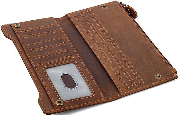 Кошелек Vintage 14596 кожаный Коричневый | Зображення 2