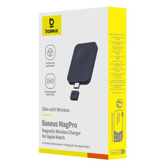 Бездротовий зарядний пристрій Baseus MagPro Magnetic Wireless Charger for E-Watch 2.5W Cosmic Black | Зображення 1