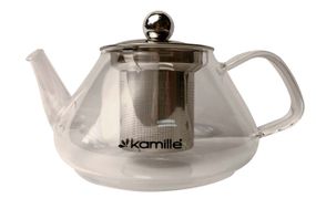Чайник стеклянный огнеупорный Kamille - 450мл с заварником (0782S)