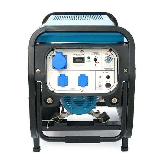 Генератор дизельний FULL FDL9000LE, 1-фазний 230V, 50Hz, 8.5kVA/6.8kW, бак 12,5 л, витрата 2 л/год, пуск: ручний/стартер (без | Зображення 2