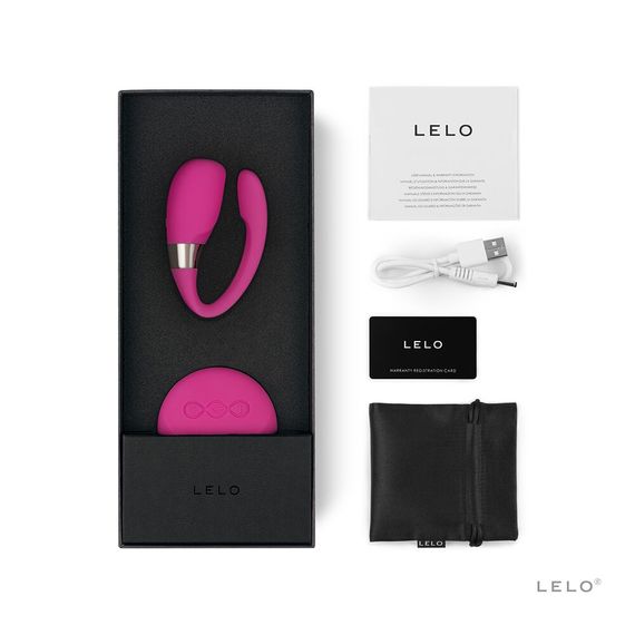 Вибратор для пар LELO Tiani 3 Cerise, 2 мотора, пульт ДУ | Зображення 1