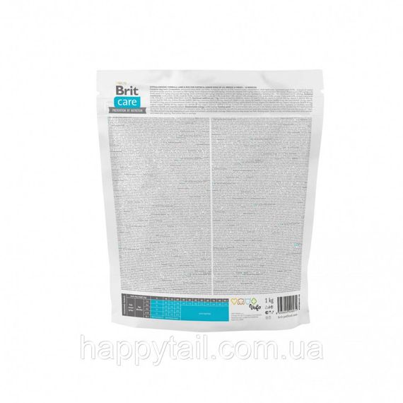 Гипоаллергенный корм Brit Care Dog Hypoallergenic Puppy (ягненок и рис), 1 кг | Зображення 2