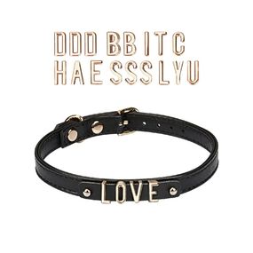 Чокер Liebe Seele DIY Choker with 21 Removable Letters, знімні букви, 21 буква в комплекті