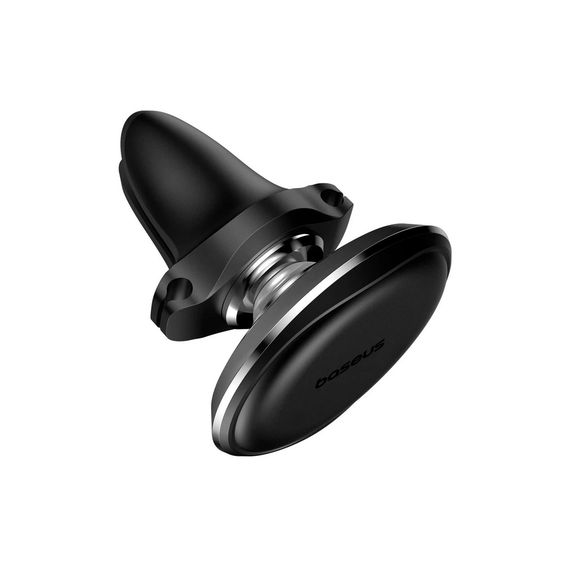 Універсальний автотримач Baseus Magnetic Car Mount Phone Holder with Cable Clip Air Vent Version Cluster Black (C40141201113-00) | Зображення 2