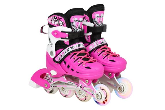 Ролики ковзани 2в1 Ice M (35-38) Pink Maraton | Зображення 2