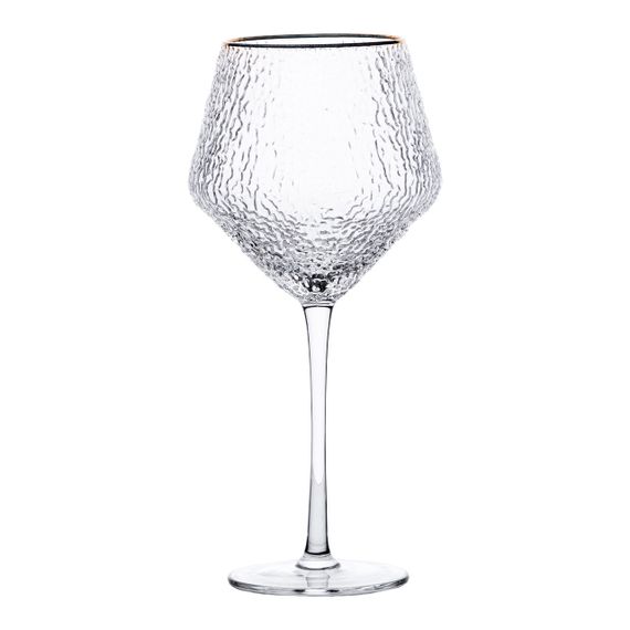 Набір фактурних келихів, 600 мл з тонкою ніжкою, комплект з 6, для вина HP-16-3 | Зображення 2