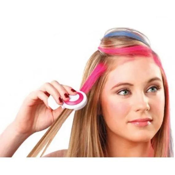 Цветные мелки для покраски волос Hot Huez 4 цвета | Зображення 3