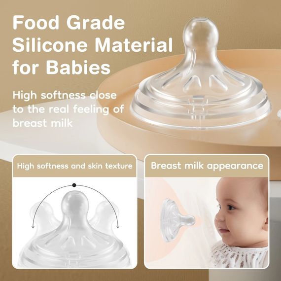 Пляшечка для годування Dr.Isla Baby Bottle 150 мл, 0–3 міс, рожева | Зображення 2