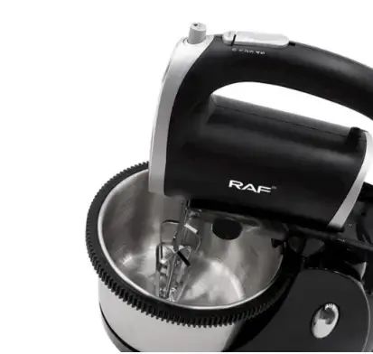 Ручний стаціонарний міксер із металевою чашею RAF | Зображення 4