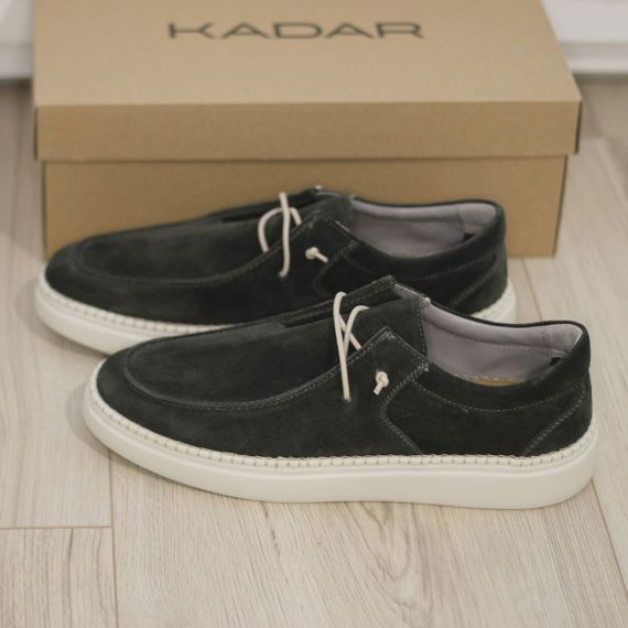 Сучасні топсайдери Kadar зеленого кольору 44 розмір