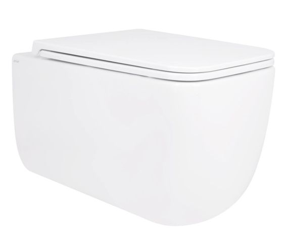 Унітаз підвісний Qtap Gemini Ultra Quiet, з сидінням Slim Duroplast/ Soft-close/ Quick Release QT2533076EUQW